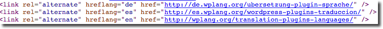 Alternate hreflang attribute