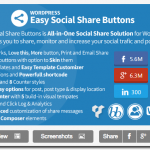 WordPress Easy Social Share Buttons