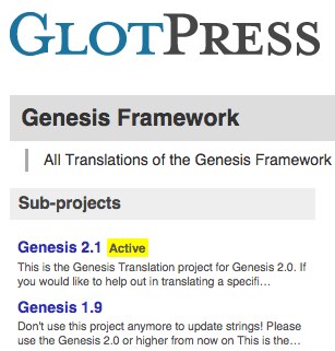 How To Translate Genesis Framework Into Different Languages