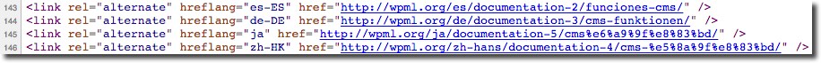 WPML website hreflang