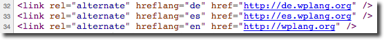 hreflang etiqueta wplang